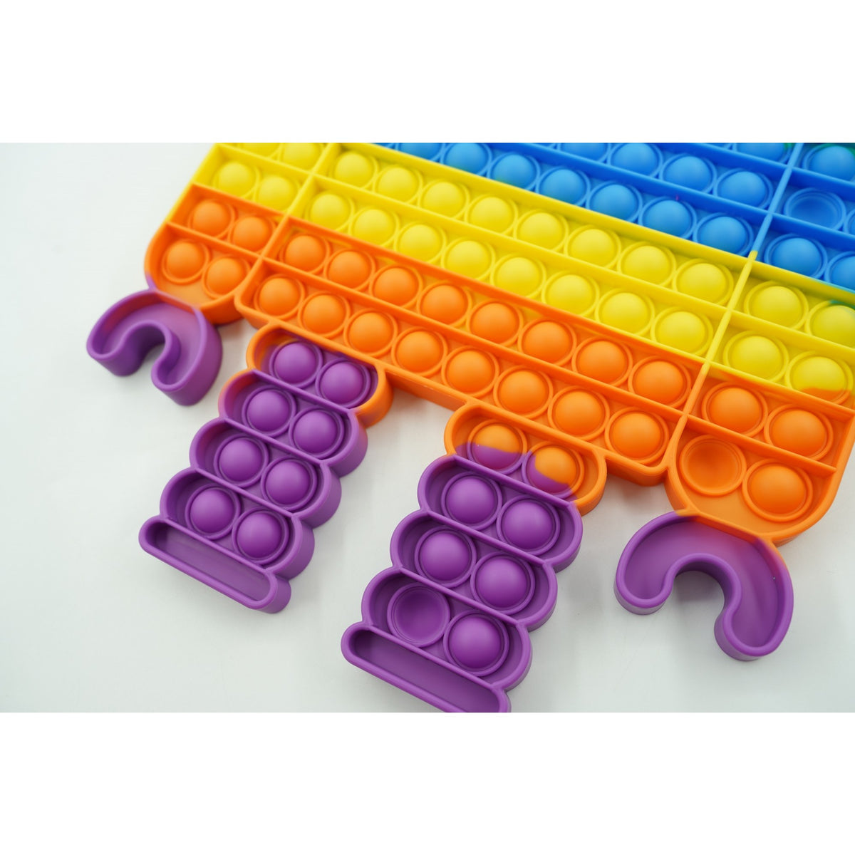 Jucarie Antistres Pop It Now and Flip It, Model Robot, Silicon, Multicolor, Model 3