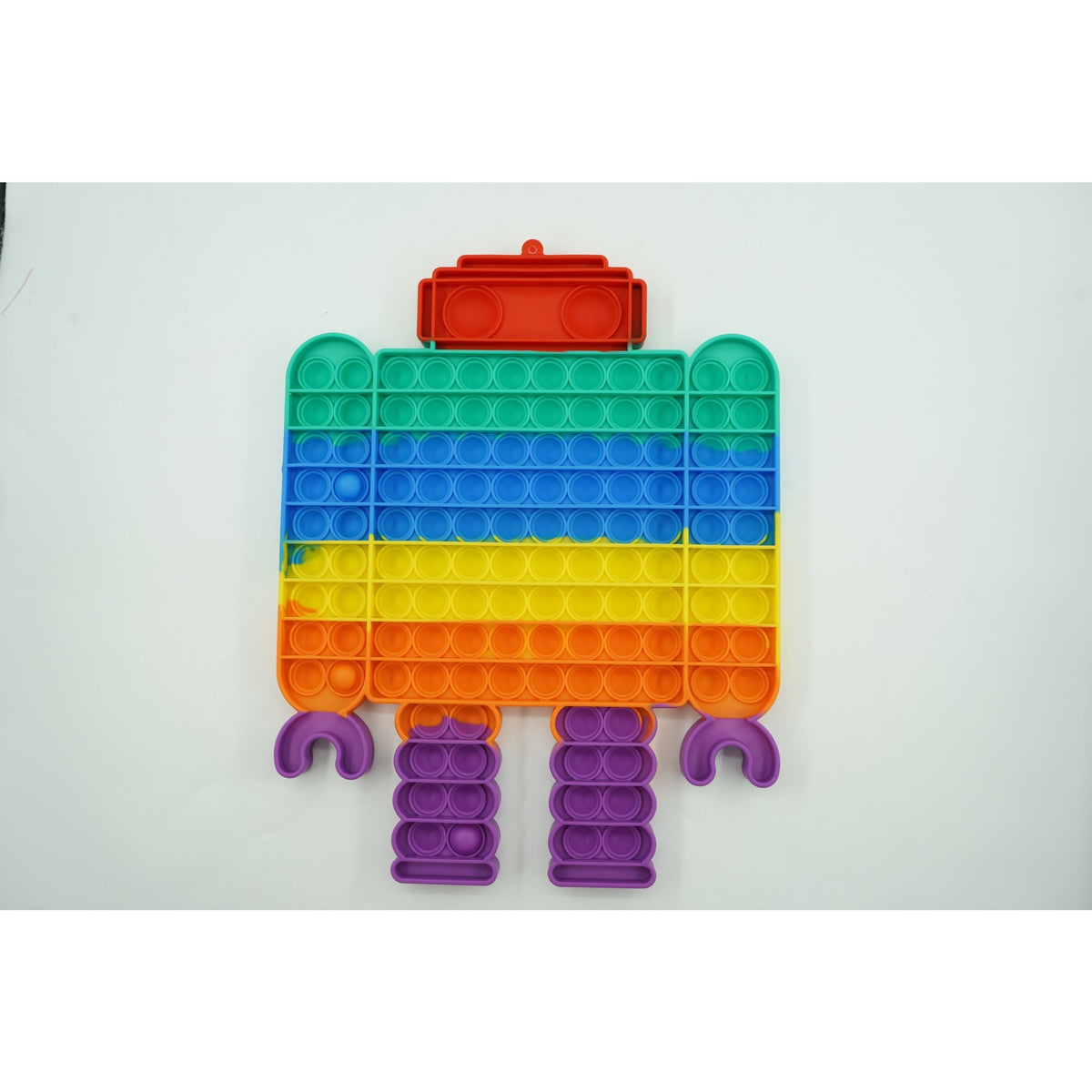 Jucarie Antistres Pop It Now and Flip It, Model Robot, Silicon, Multicolor, Model 3