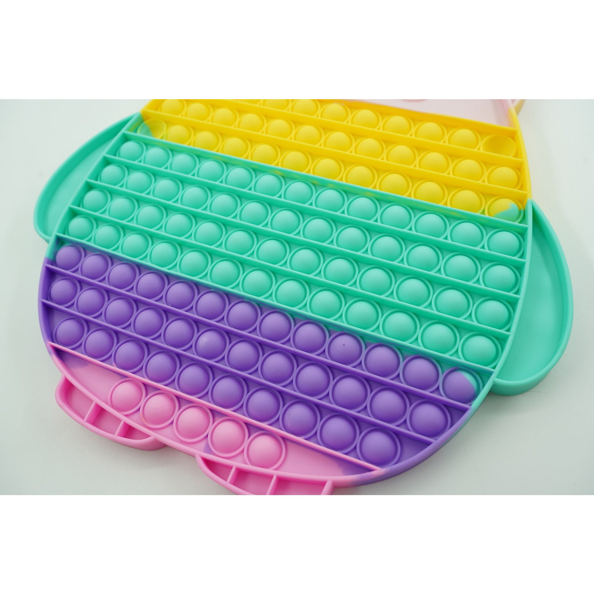 Jucarie Antistres Pop It Now and Flip It, Model Bufnita Reversibila, Silicon Moale, Multicolor