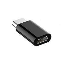 Adaptor Micro USB Mama la USB Type-C Tata, Transfer Date 10Gbps, Incarcare Rapida 3A, Carcasa Metalica cu Agatatoare Breloc, Negru