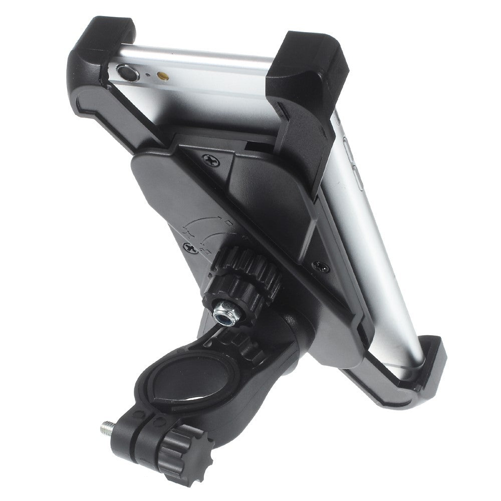 Suport Universal Telefon pentru Bicicletă și Motocicletă, Rotație 360 Grade, Fixare Ghidon 22-35mm, Compatibil Smartphone 3.5-7 inch, Model CH-01, Negru