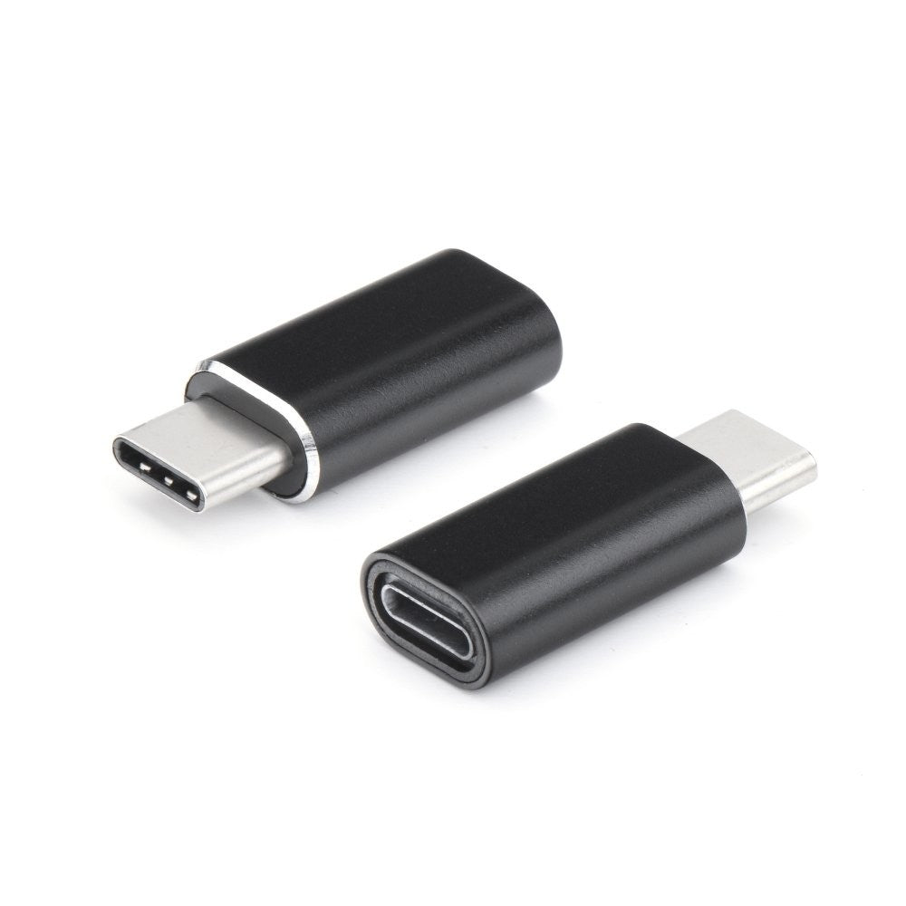 Adaptor Audio si Date Lightning Mama la USB Tip C Tata, Convertor Compact pentru Incarcare, Design 2.8 cm, Negru