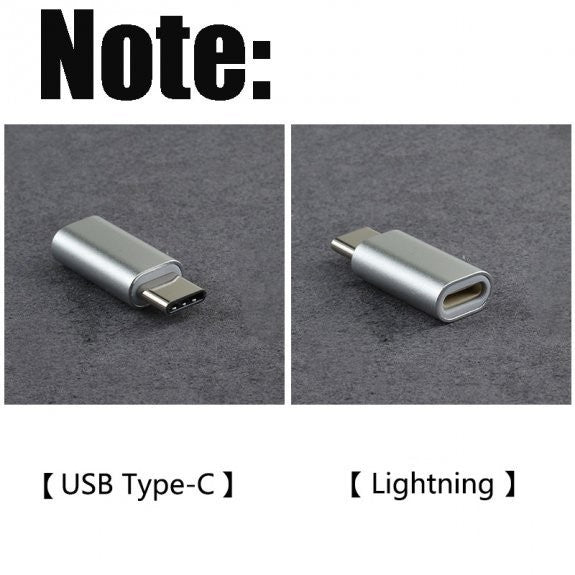 Adaptor Audio si Date, Lightning Femela la USB-C Mascul, Design Compact, Aluminiu, 2.8 cm, Negru