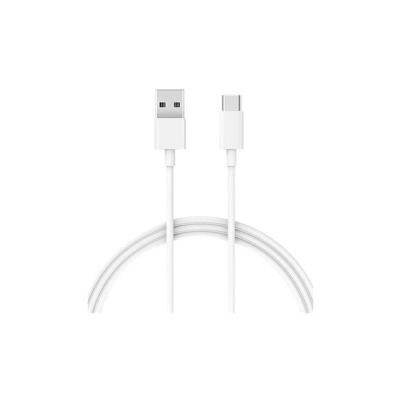 Cablu de Date si Incarcare Rapida, USB la USB Tip C, Transfer Date de Mare Viteza, Invelis Rezistent, Lungime 2 m, Alb