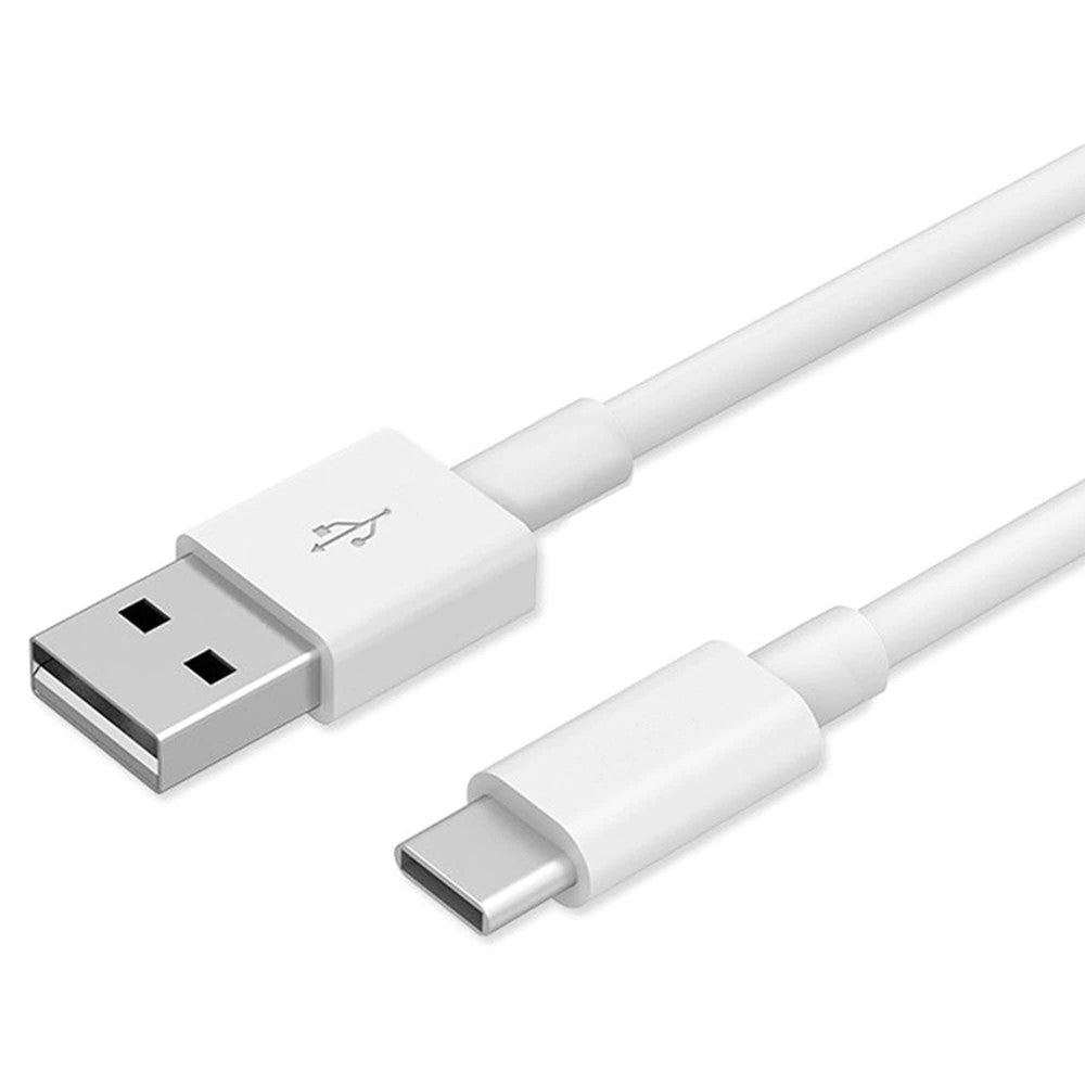 Cablu Date si Incarcare Rapida, USB la USB Tip C, Transfer Date Laptop si PC, Compatibil Android, 2 m, Alb