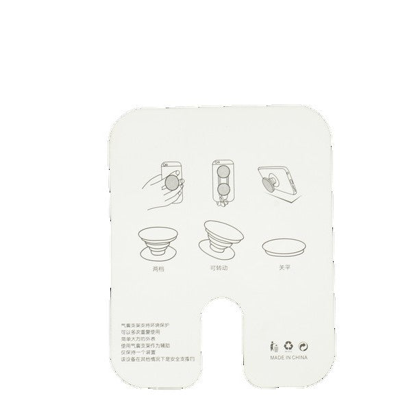 Suport Telefon si Tableta, Stand Retractabil cu Adeziv, Tip Acordeon, Functie Anti-Alunecare, Model Animat Blue Cat, Albastru
