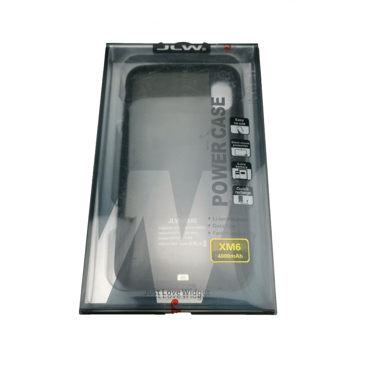 Husa cu Acumulator Extern WUW-JLW Power Case pentru Apple iPhone XS Max, Baterie de Rezerva 4000 mAh, Protectie Completa, Negru