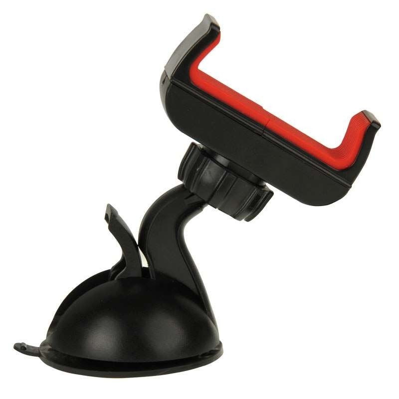 Suport Auto Pentru Telefon BK16-C, Rotire 360 Grade, Prindere Stabila Si Universala, Plastic ABS, Negru