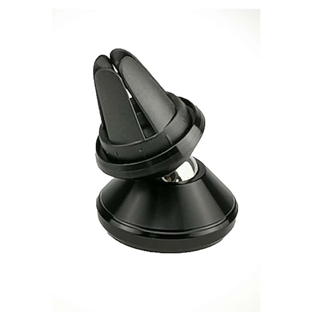 Suport Auto Magnetic V1 pentru Telefon, Fixare pe Grila de Ventilatie, Rotire 360 Grade, Ajustabil, Negru