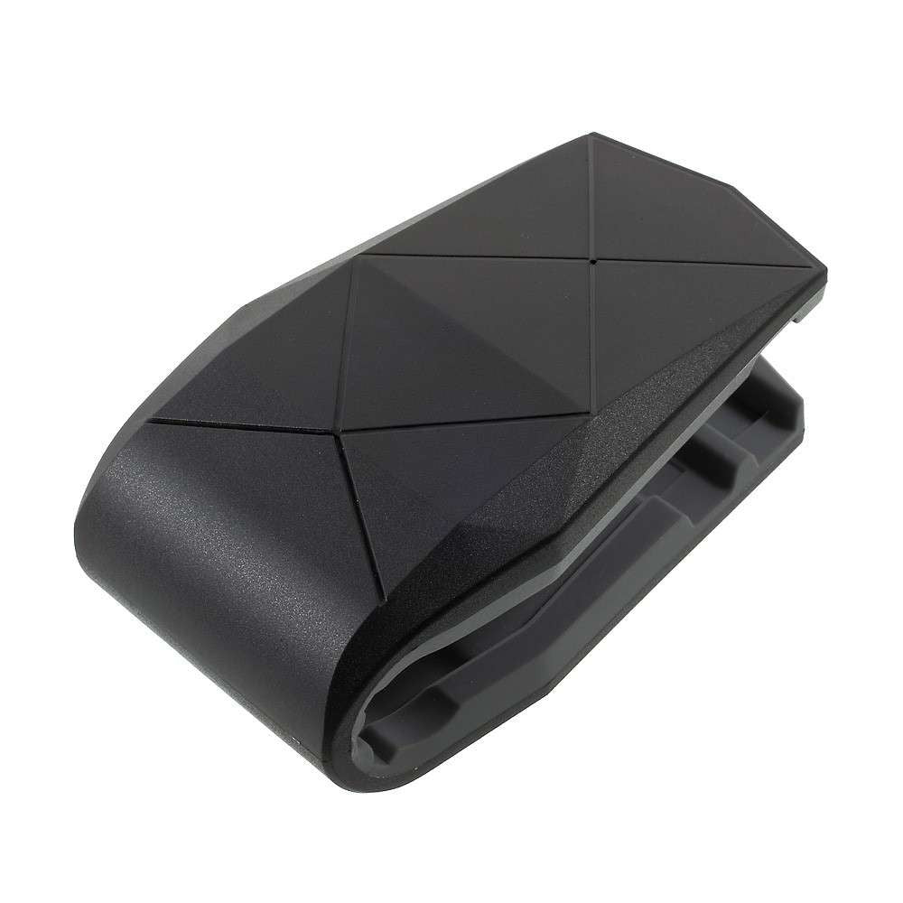 Suport Auto Pentru Telefon A12 Alligator Clip, Montare Bord Cu Deschidere Tip Clema, Silicon Anti-Alunecare, Negru