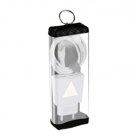 Incarcator Retea T06, Adaptor Dual USB 2.1A, Incarcare Rapida, Design Compact, Cablu Micro-USB Inclus, Ambalaj Blister, Alb