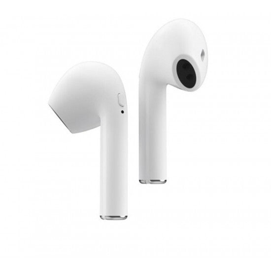 Casti Wireless MKJ-I9 Earbuds, Tehnologie Bluetooth, Design Ergonomic, Reincarcabile, Alb