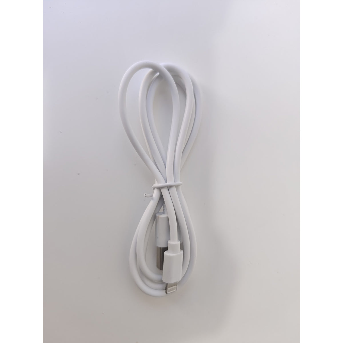 Cablu Date si Incarcare Compatibil iPhone, Conector Lightning, Transfer Date Rapid, Material ABS, 1 m, Alb