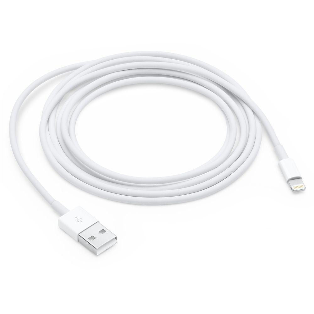 Cablu Date si Incarcare Compatibil iPhone, Conector Lightning, Transfer Date Rapid, Material ABS, 1 m, Alb