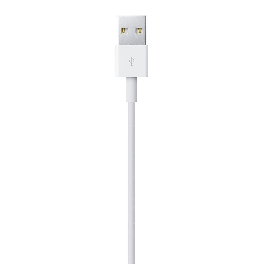 Cablu Date si Incarcare Compatibil iPhone, Conector Lightning, Transfer Date Rapid, Material ABS, 1 m, Alb