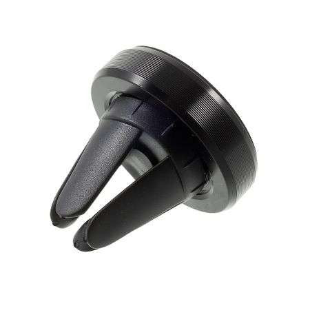 Suport Auto Magnetic CM, Prindere Grila Ventilatie, Rotire 360 Grade, Metal si ABS, Negru