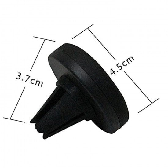 Suport Auto Magnetic BK4, Fixare pe Grila de Ventilatie, Rotire 360 Grade, Aluminiu si Plastic, Negru