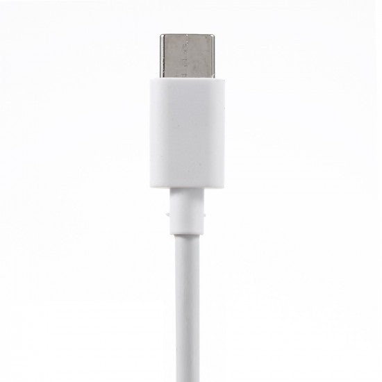 Cablu Date si Incarcare WUW-X83, USB la USB-C, Viteza 2A, Invelis Rezistent, Compatibil Android, Lungime 1 m, Alb