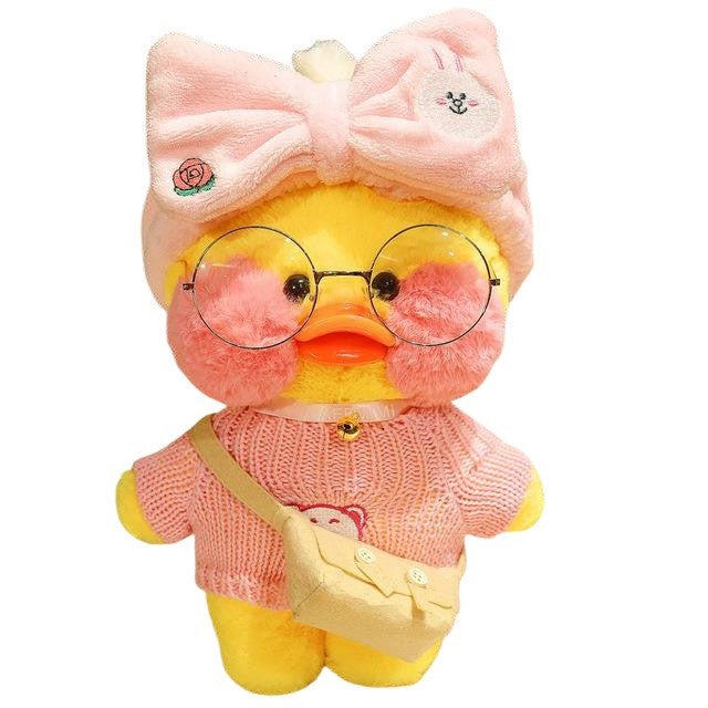 Ratusca Lalafanfan Jucarie De Plus, Cu Haine Si Accesorii Random, Material Plus, Galben