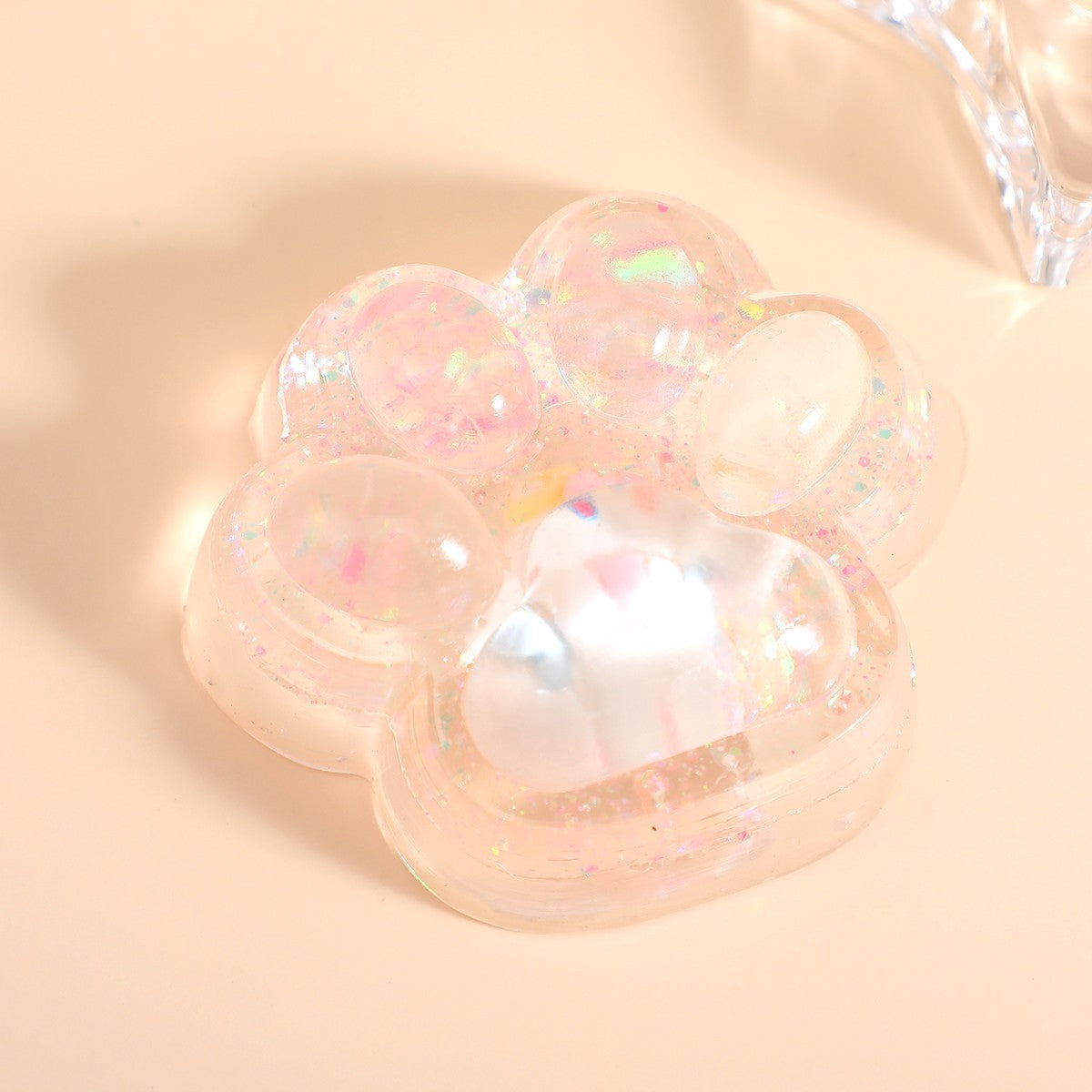 Jucarie Antistres Squishy Lăbuță de Pisică, Revenire Lentă pentru Terapie Senzorială, Material TPR Moale, Model Pinch Family, 7.5 cm, Multicolor