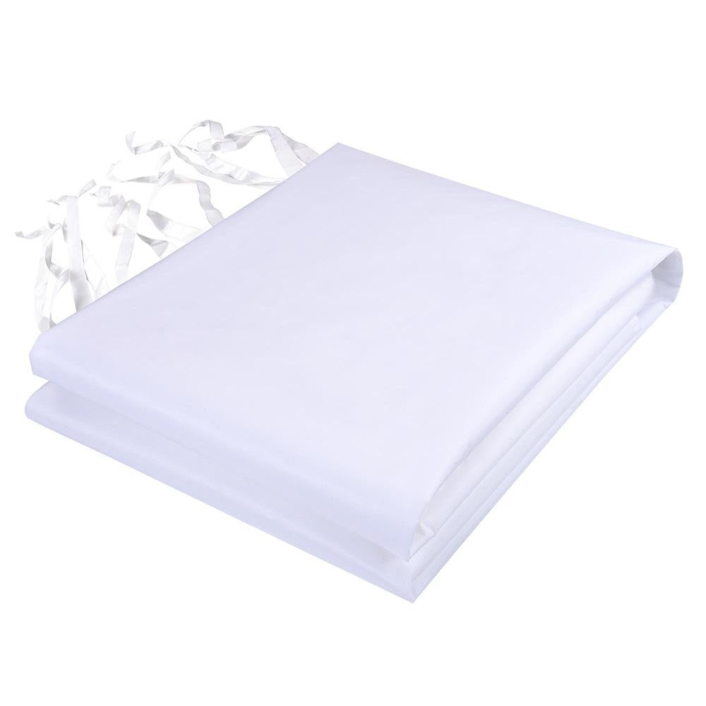 Perete Lateral Cort Evenimente, Prelata Laterala Pavilioane, Protectie Solara si Impermeabila, Material Oxford 600D Cauciucat, Lungime 12 m, Inaltime 2.5 m, Alb