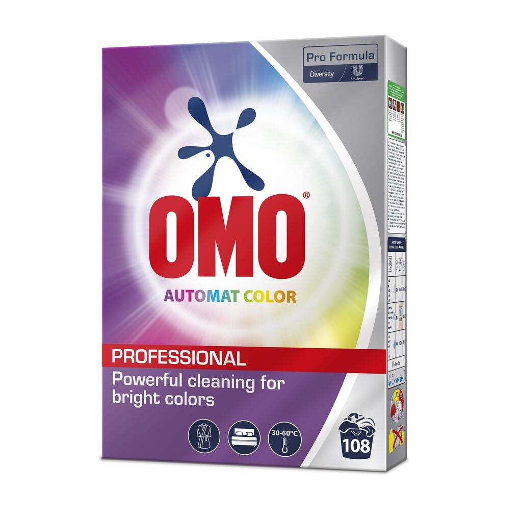 OMO Professional Detergent Pudra Automat, Protectie Culori si Curatare Intensa, 5.4 kg, 72 Spalari