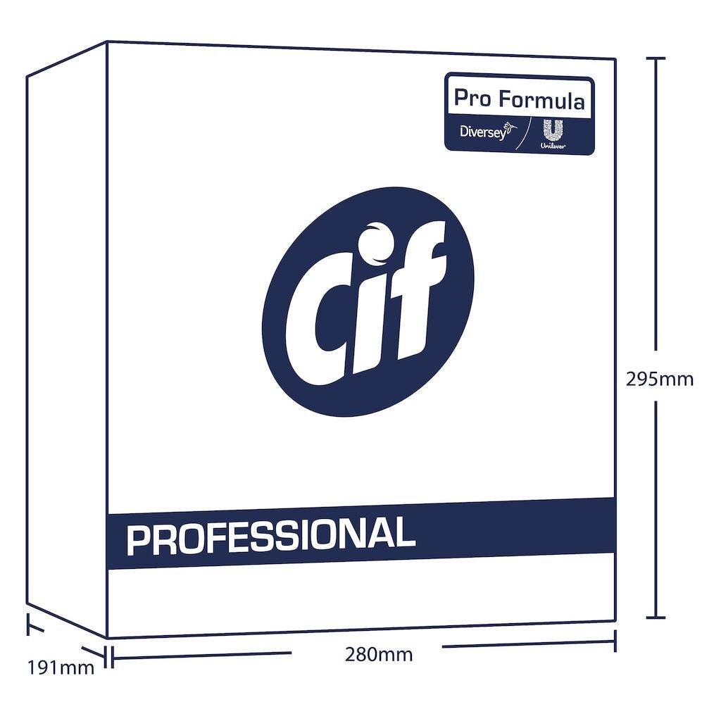 Cif Professional Liquid, Detergent Universal pentru Masina de Spalat Vase, Formula Anti-Grasime cu Agent de Dedurizare, Bidon 2 x 5 L