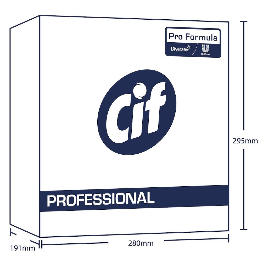 Cif Professional Brilliance Ocean, Detergent Universal pentru Suprafete Lavabile, Formula Degresanta fara Clatire, Concentrat, 2 x 5 L