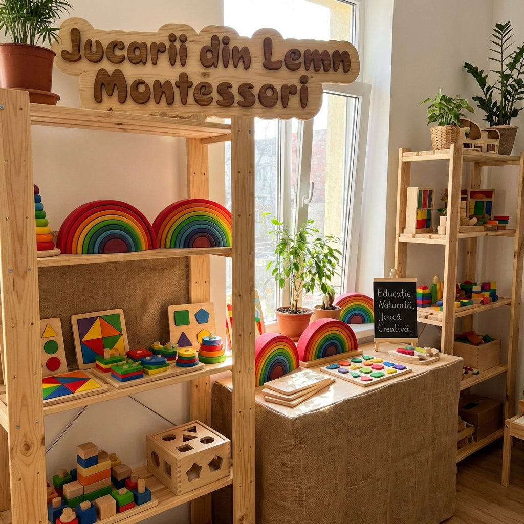 Jucarii din Lemn Montessori