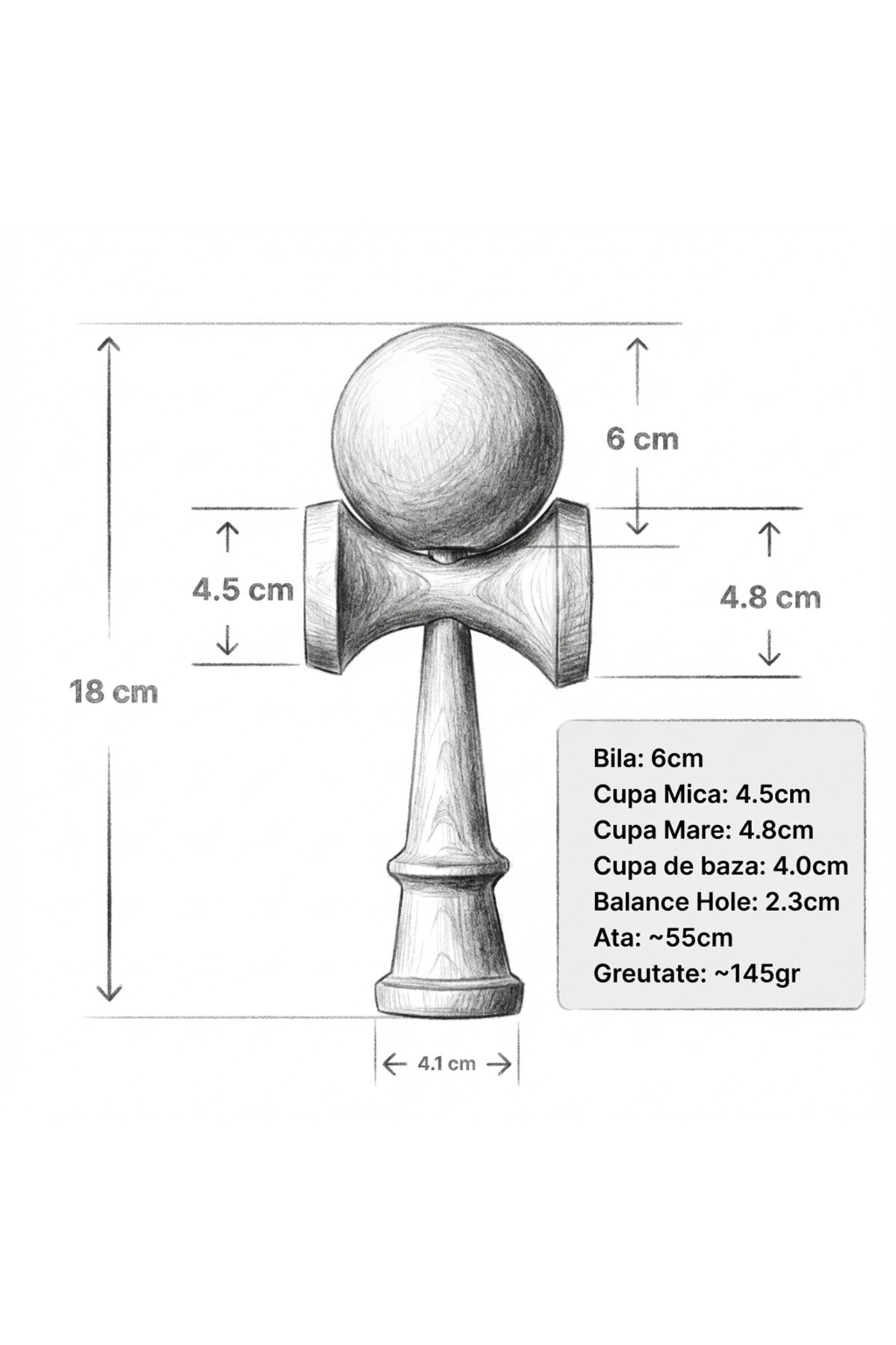 Kendama X Originala, Model V3 Verde / Roz / Rosu in Degrade, Profesionala, Cupe Mari King Size, Rubber Grip, Gaura in Baza, Rulment, Ata 55cm