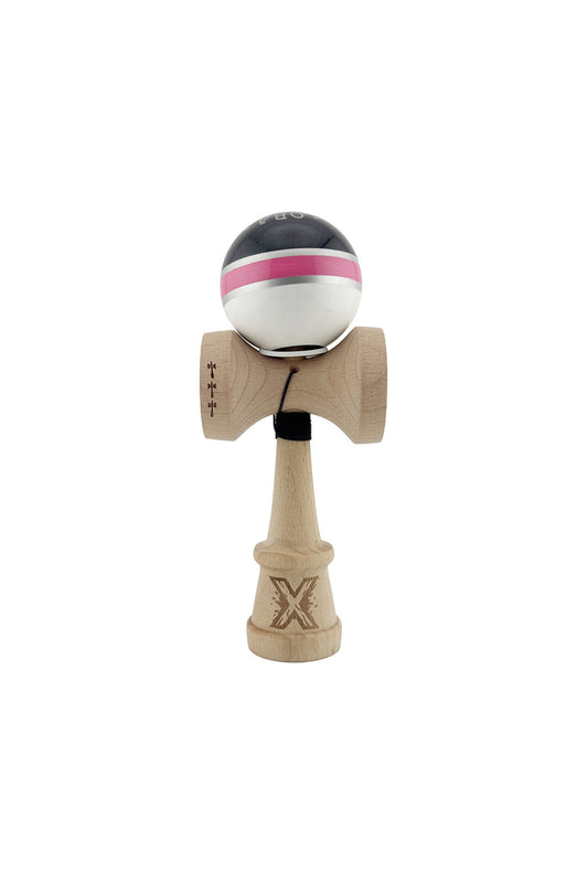 Kendama X Royal Spike Originala, Model V3 Inel Roz, Profesionala, Cupe Mari King Size, Super Sticky, Gaura in Baza, Rulment, Ata 55cm