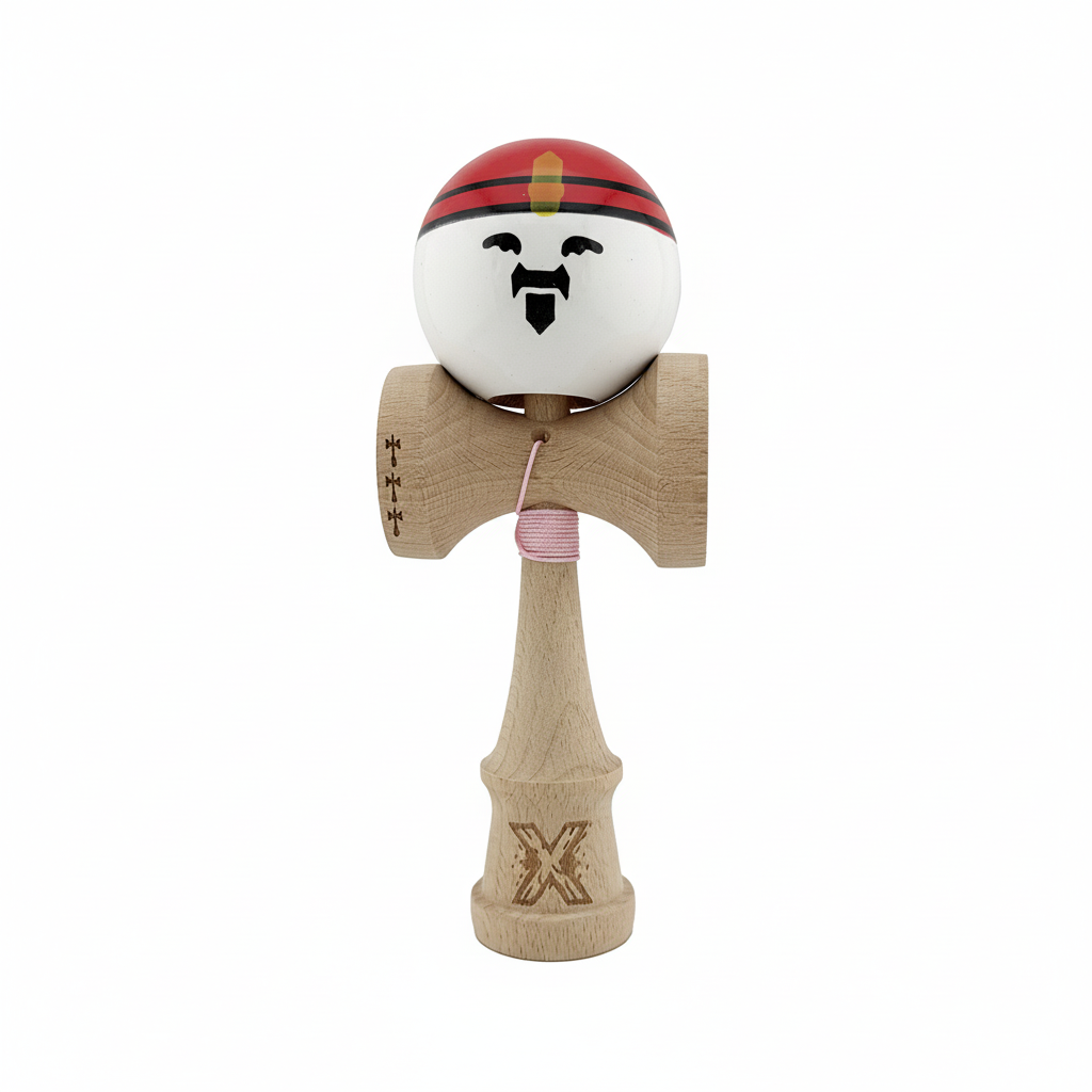 Kendama X Originala, Model Rege, Spike Natur, Profesionala, Cupe Mari, Super Sticky, Rulment, Ata 55cm