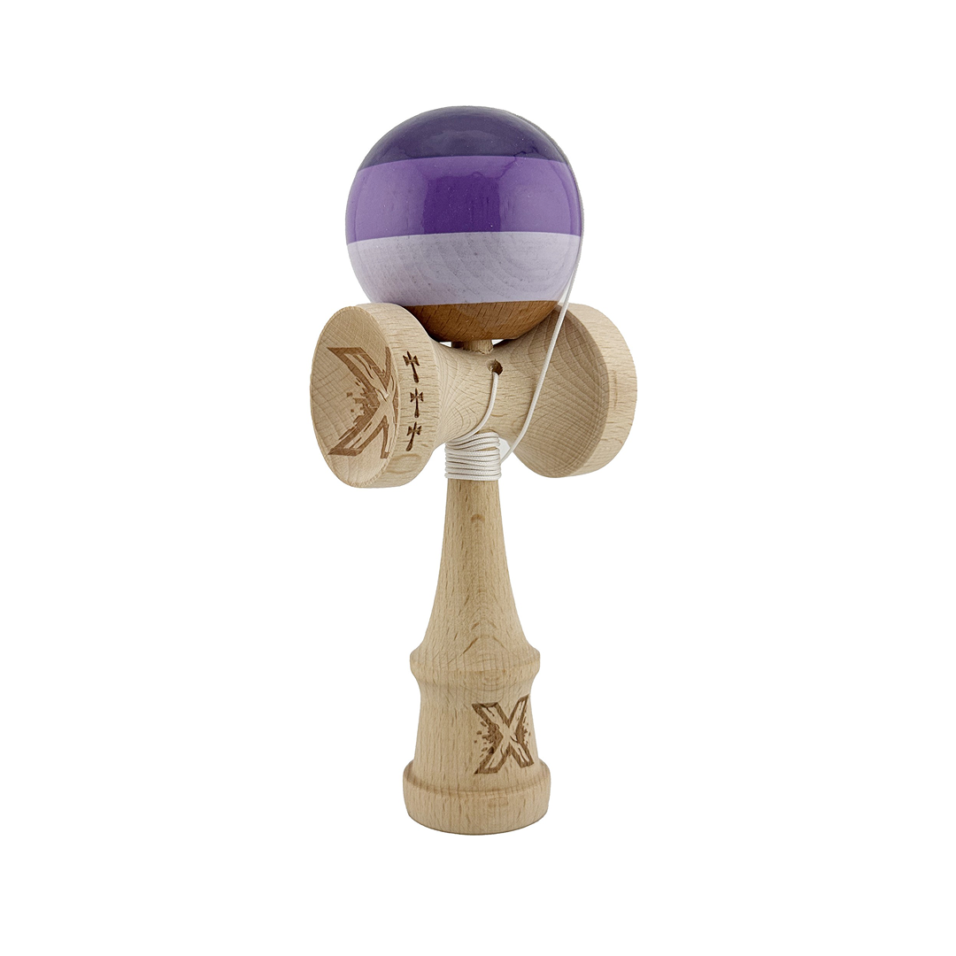 Kendama X Originala, Model Mov Mix, Profesionala, Legendary, Cupe Mari, Super Sticky, Rulment, Ata 55cm