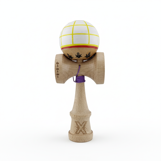 Kendama X Originala, Model Glob, Profesionala, Legendary, Cupe Mari, Super Sticky, Rulment, Ata 55cm