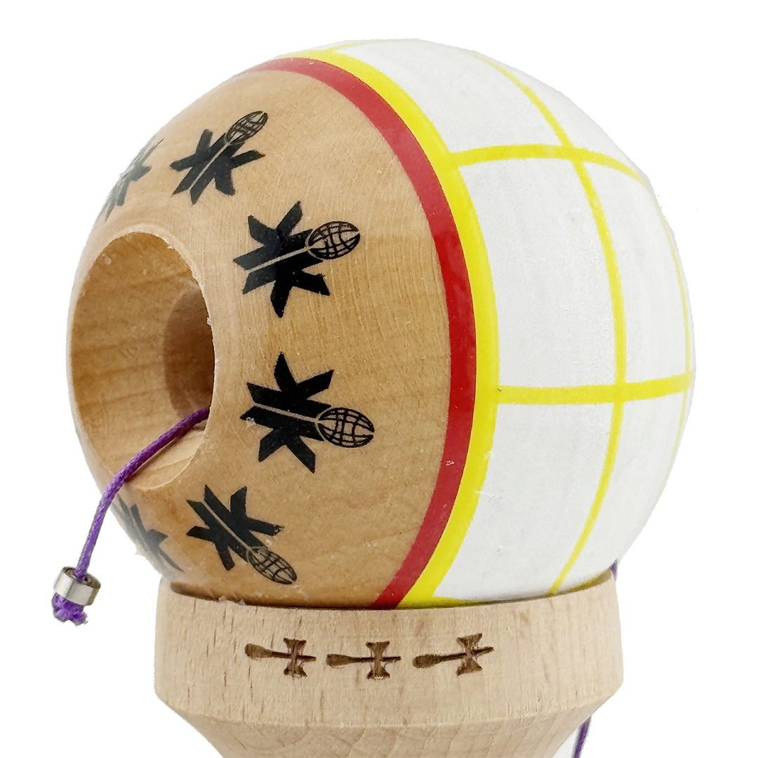 Kendama X Originala, Model Glob, Profesionala, Legendary, Cupe Mari, Super Sticky, Rulment, Ata 55cm