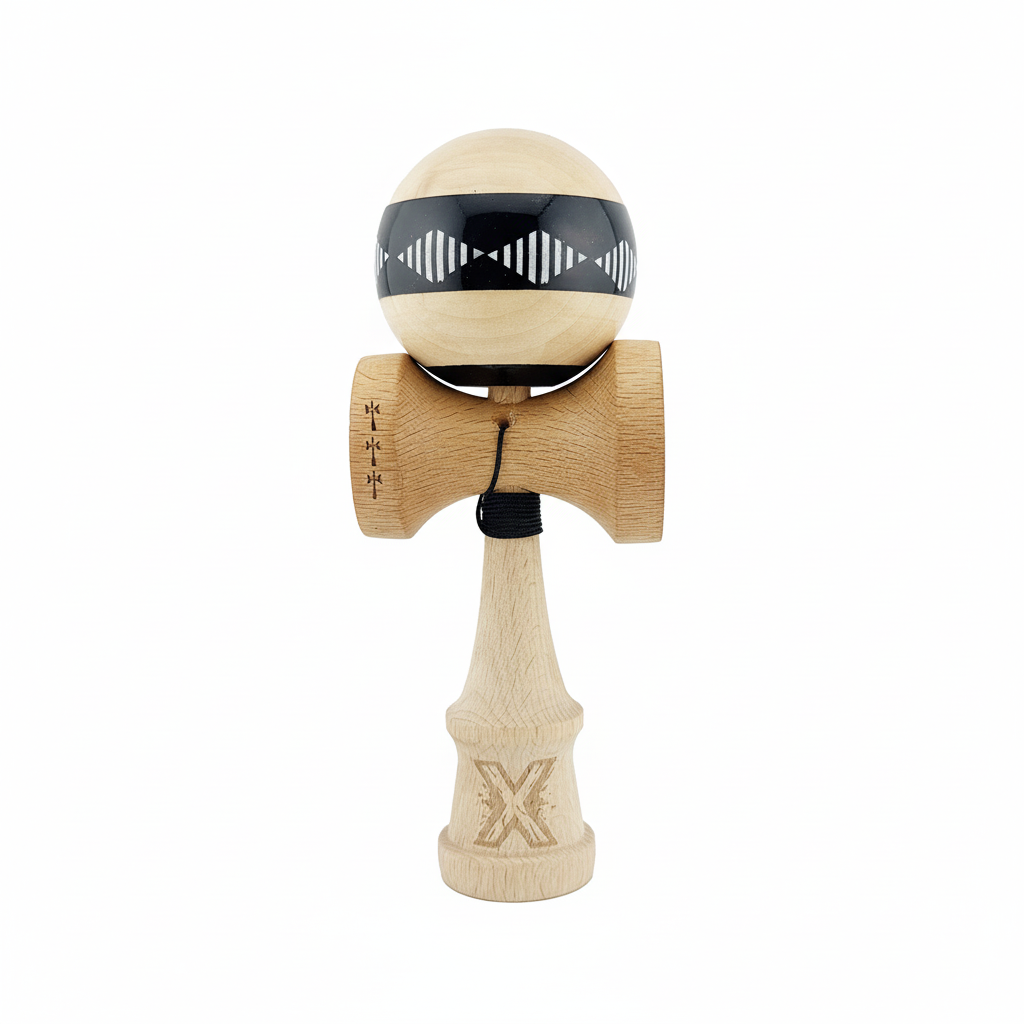 Kendama X Vibes Originala, Profesionala, Cupe Mari, Super Sticky, Rulment, Ata 55cm