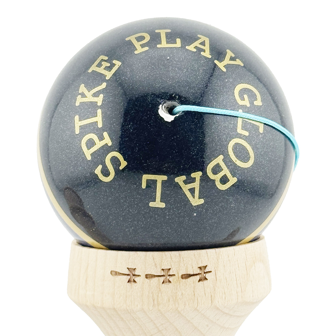 Kendama X Royal Spike Originala, Model V3 Inel Navy, Profesionala, Cupe Mari King Size, Super Sticky, Gaura in Baza, Rulment, Ata 55cm