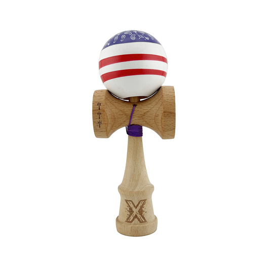 Kendama X Chicanos Originala, Profesionala, Cupe Mari, Super Sticky, Rulment, Ata 55cm