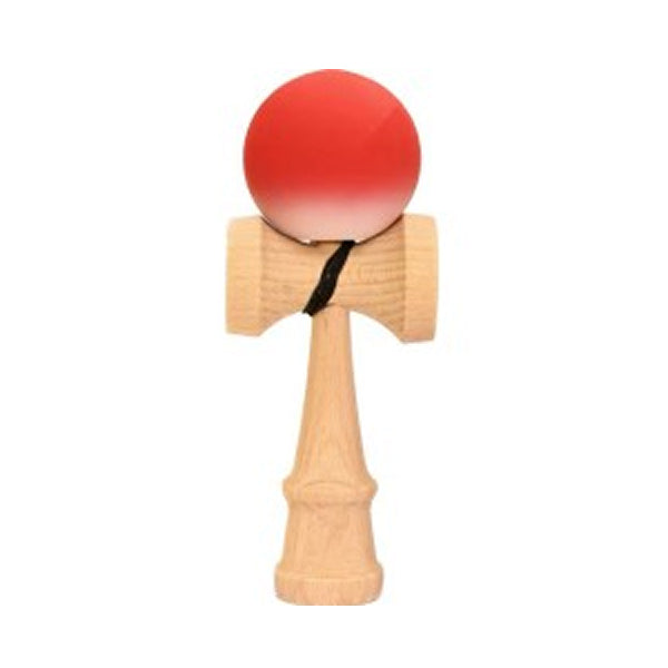 Kendama X Berbis – Jucarie Interactiva din Lemn, 18 cm, Joc de Indemanare pentru Copii si Adulti, Model Roz-Alb in Degrade