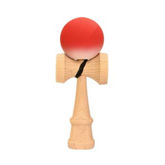 Kendama X Berbis – Jucarie Interactiva din Lemn, 18 cm, Joc de Indemanare pentru Copii si Adulti, Model Roz-Alb in Degrade