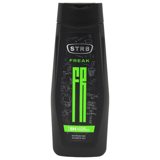 Gel de Dus pentru Barbati STR8 FR34K, Formula de Curatare Profunda si Revigoranta, Parfum Masculin Intens, 400 ml