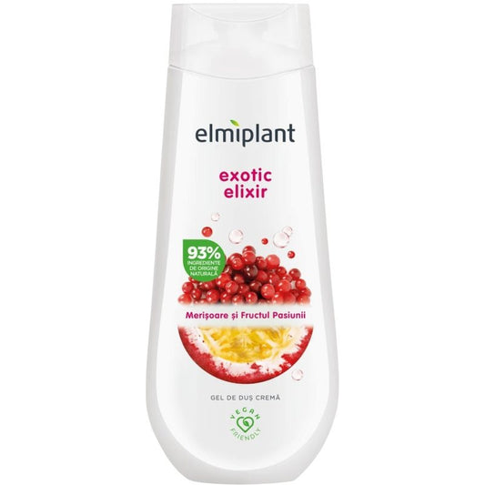 Elmiplant Gel de Dus Crema Exotic Elixir, Textura Hidratanta pentru Piele Catifelata, Formula Hranitoare, 750 ml