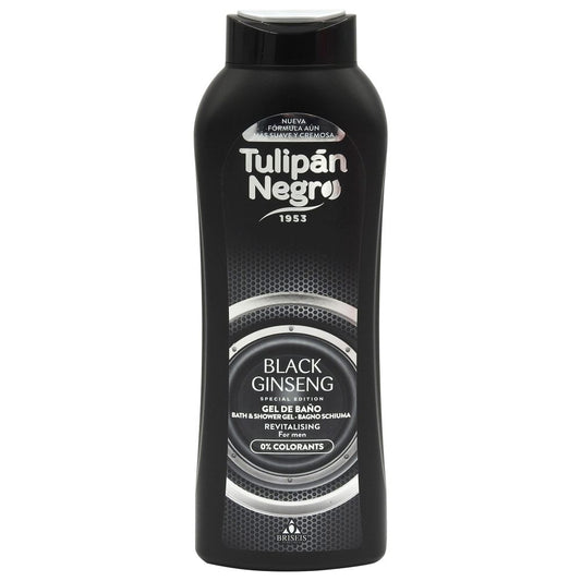 Gel de Dus Tulipan Negro, Extract Ginseng Negru, Revigorant si Energizant, Recipient cu Dozator, 650 ml