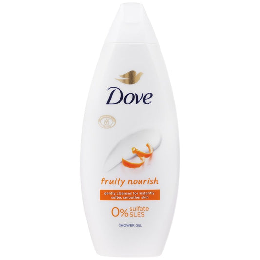 Dove Gel de Dus Nutritiv, Aroma Fructata Fruity Nourish, Hidratare Intensa, 250 ml
