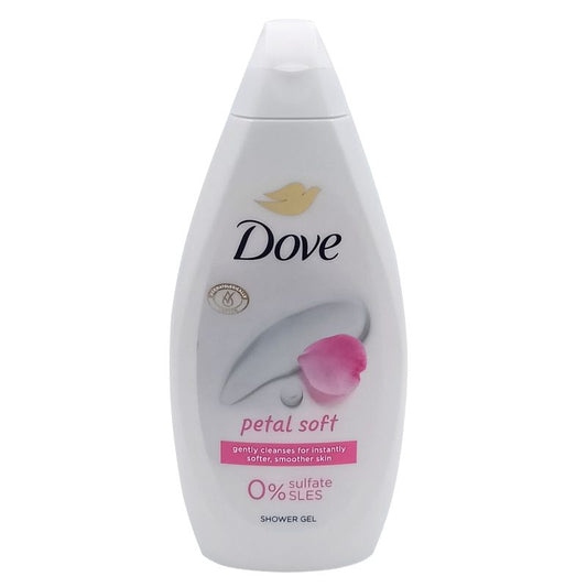 Gel de Dus Dove Petal Soft, Hidratare Intensa, Textura Cremoasa, 450 ml