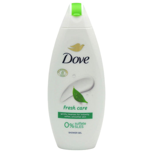 Gel de Dus Dove Go Fresh, Parfum de Castravete si Ceai Verde, Formula Hidratanta, 250 ml