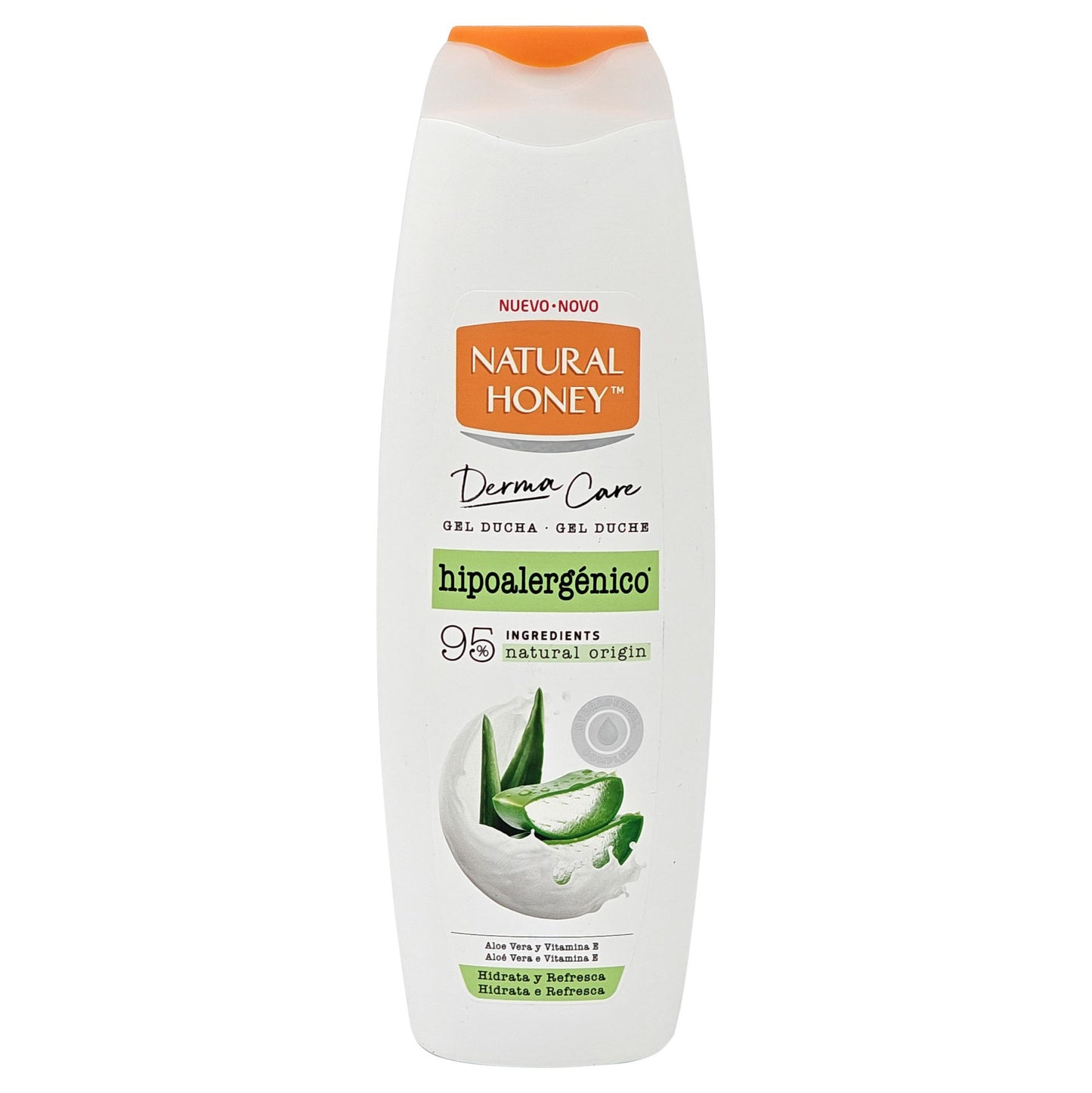Natural Honey Gel De Dus Hipoalergenic, Formula Delicata Pentru Piele Sensibila, 650 ml