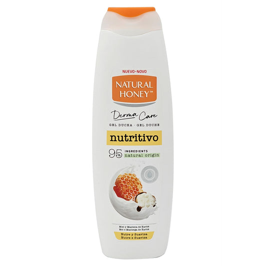 Natural Honey Gel De Dus Nutritiv, Formula Hidratanta Cu Miere Si Ulei De Migdale, 650 ml