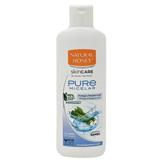 Gel de Dus Natural Honey Pure Micelar, Curatare Delicata si Hidratare, Toate Tipurile de Piele, 650 ml