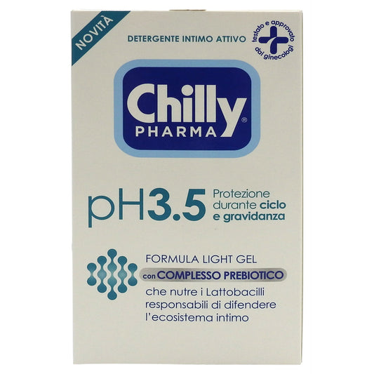 Lotiune Intima Chilly Prebiotic, Gel pentru Igiena Intima cu Complex de Prebiotice, Actiune de Protectie si Echilibrare pH, 250 ml